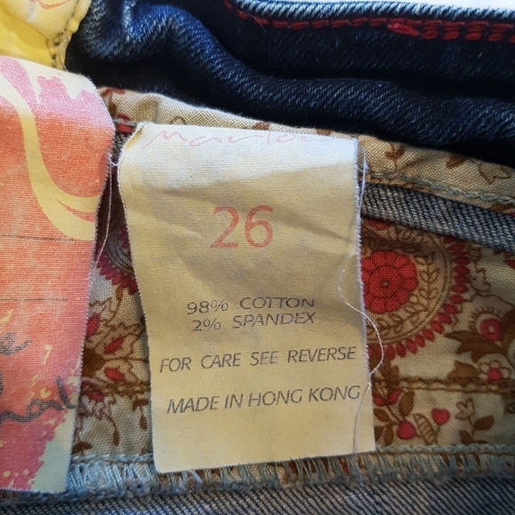 Marlow women's cropped jeans size 26 distressed - Picture 2 of 6